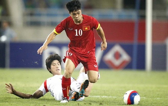 Công Phượng không để lại nhiều ấn tượng trước U23 Hàn Quốc.