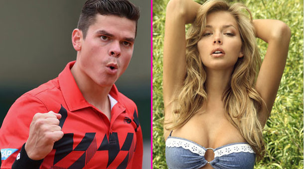 Raonic cưa đổ người mẫu đẹp nhất Canada.