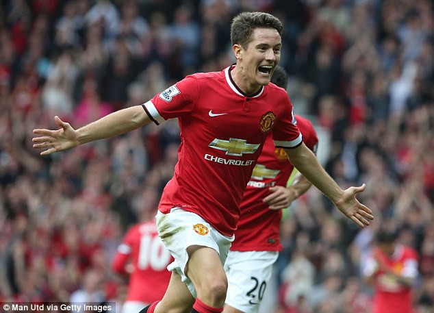 Ander Herrera có tên trong danh sách triệu tập của HLV Del Bosque.