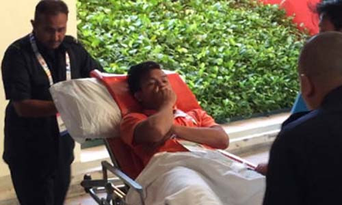 Tấn Tài chấn thương.