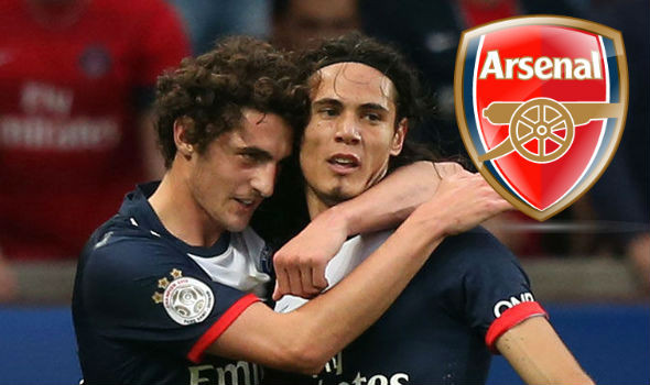 Arsenal đã đạt được thỏa thuận chiêu mộ Cavani và Rabiot.