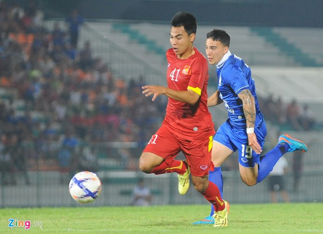 Đức Huy trong màu áo U23 Việt Nam.