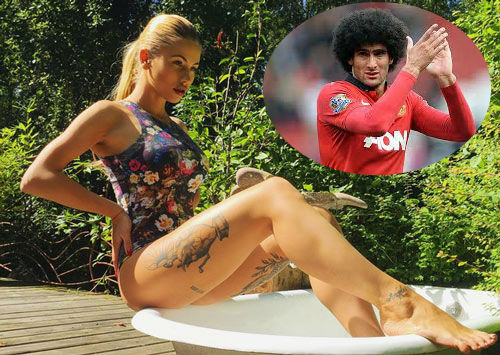 Bạn gái Fellaini muốn đóng phim… khiêu dâm?