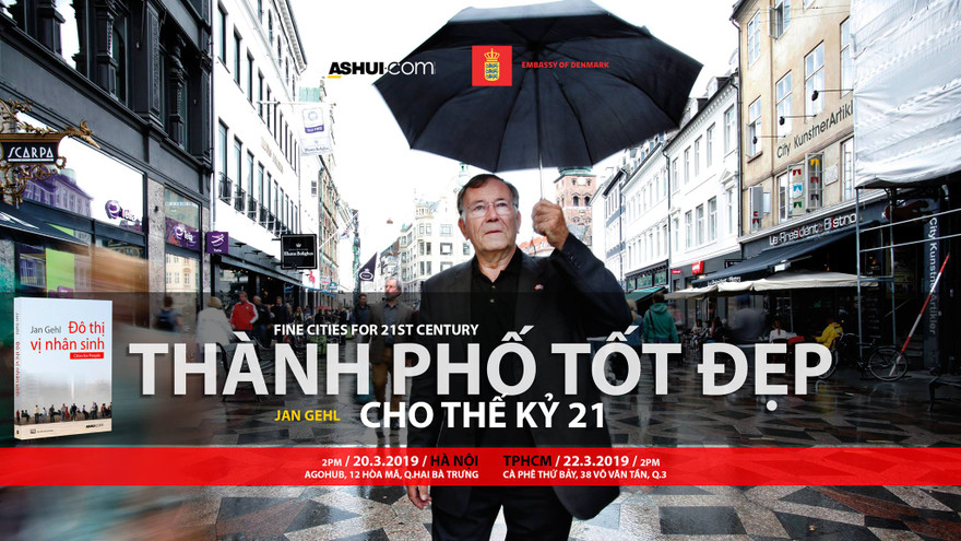 Kiến trúc sư nổi tiếng người Đan Mạch Jan Gehl dành nhiều tâm huyết cho thiết kế không gian đô thị dành cho người đi bộ và đi xe đạp.