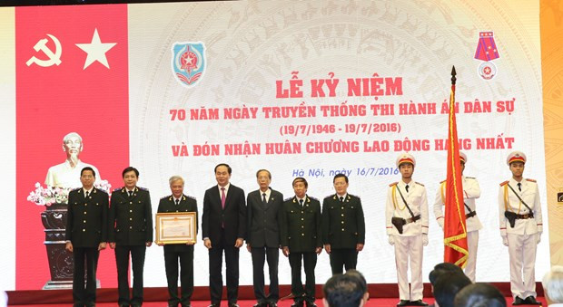 Tổng cục THADS đón nhận Huân chương Lao động hạng Nhất