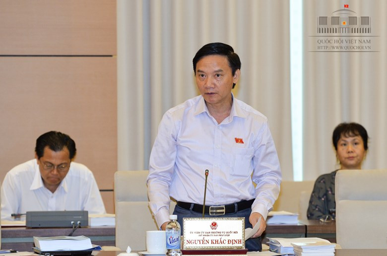 Chủ nhiệm Uỷ ban Pháp luật Nguyễn Khắc Định