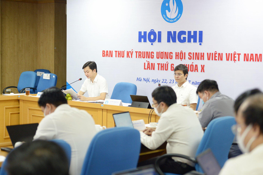 Hội nghị Ban thư ký Hội Sinh viên Việt Nam lần thứ 6, khóa X (Ảnh: Dương Triều)