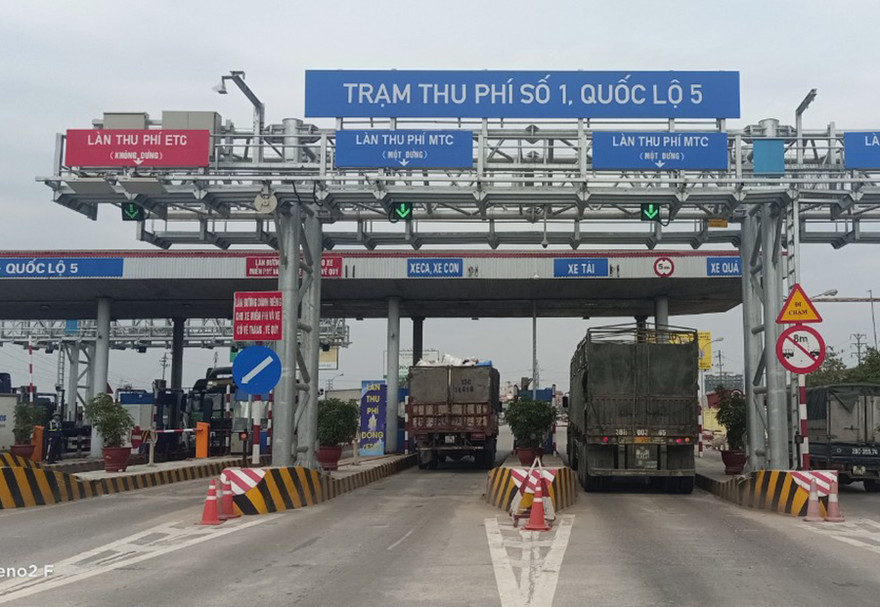 Quốc lộ 5 sẽ áp dụng thu phí tự động từ ngày 12/3.