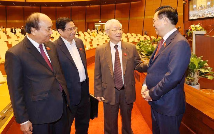 Lãnh đạo Đảng, Nhà nước tại kỳ họp Quốc hội khoá XIV