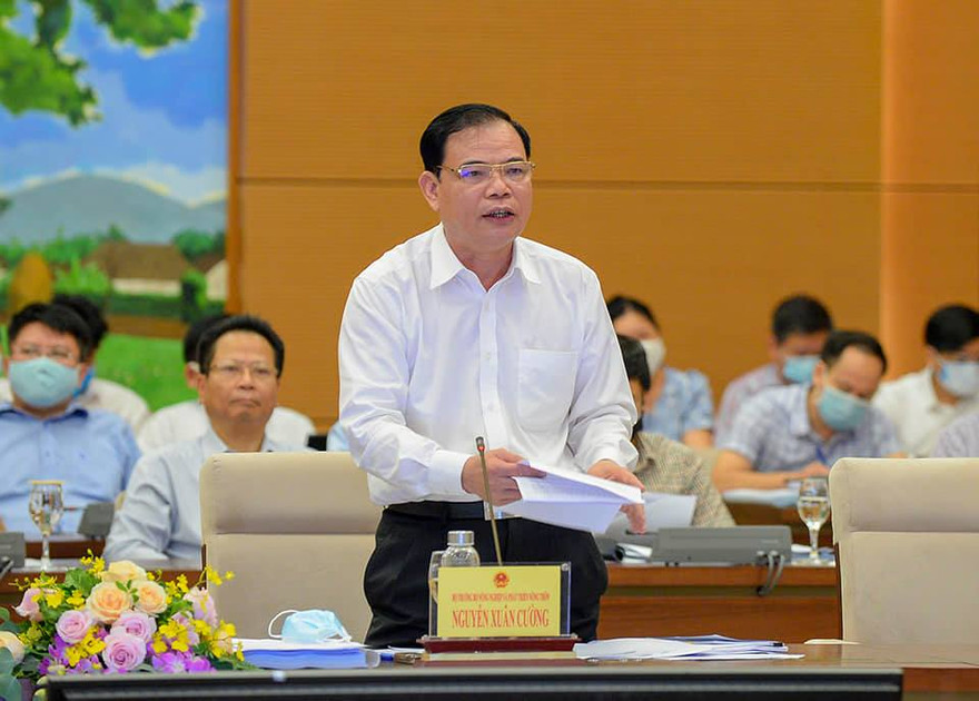 Bộ trưởng NN&PTNT Nguyễn Xuân Cường. Ảnh Như Ý