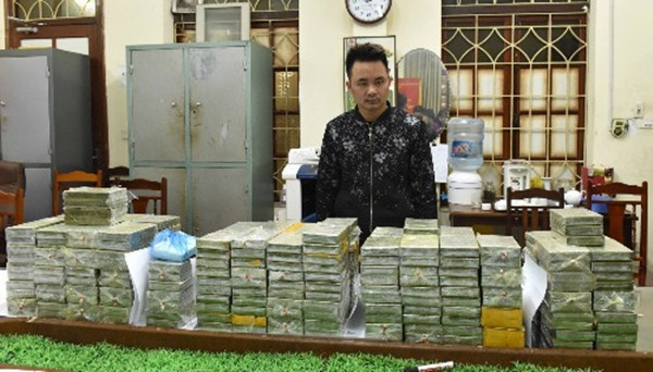 Trần Văn Thành và 288 bánh heroin tang vật
