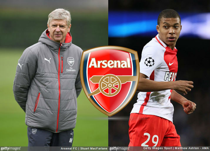 HLV Wenger từng trực tiếp mời gọi Mbappe về Arsenal.