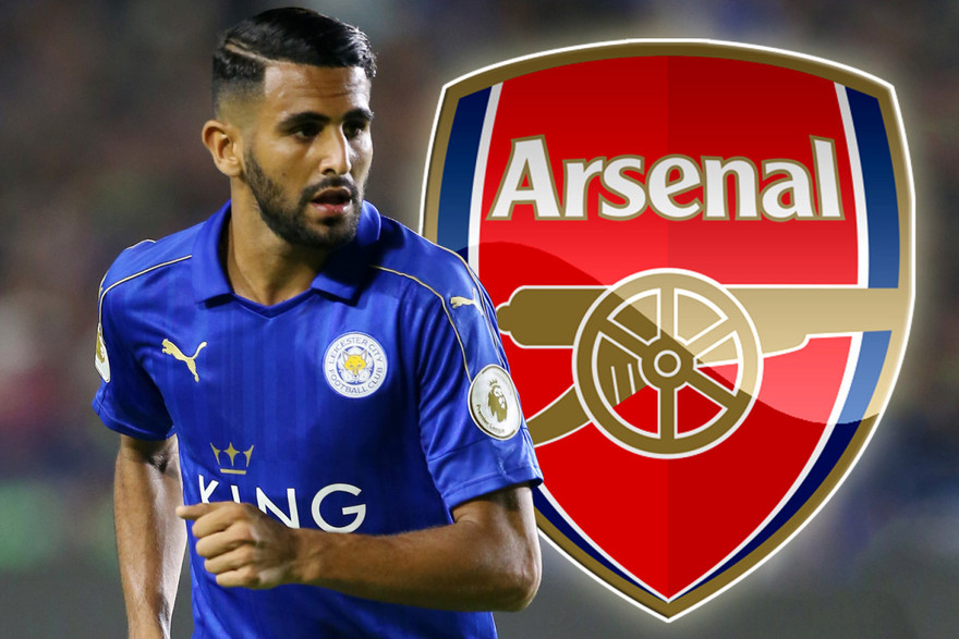 Riyad Mahrez bóng gió tới khả năng gia nhập Arsenal.