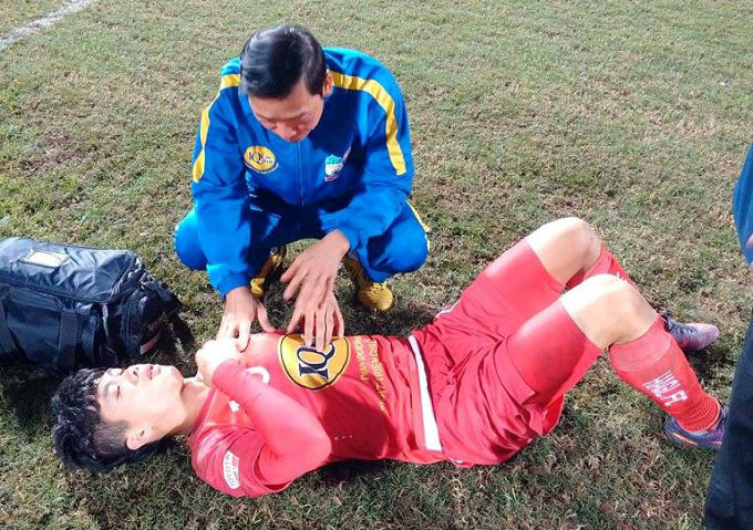 Công Phượng đã sẵn sàng cho trận đấu với Sài Gòn FC.