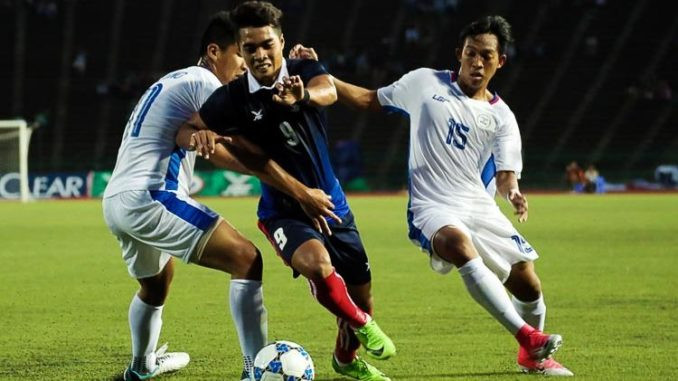 U22 Campuchia thua thất vọng trước U22 Philippines.