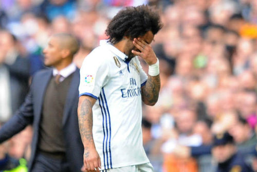 Marcelo dính chấn thương khá nặng.