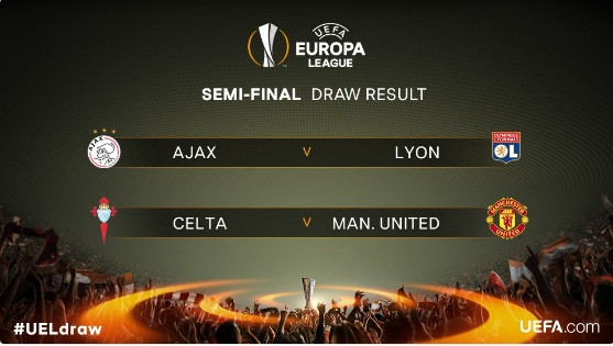 M.U gặp Celta Vigo ở bán kết Champions League.