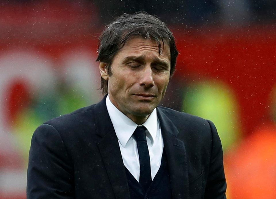 Nỗi thất vọng của HLV Antonio Conte.