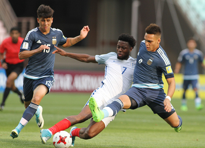 U20 Argentina bất ngờ thua U20 Anh 0-3. Ảnh: Vnexpress
