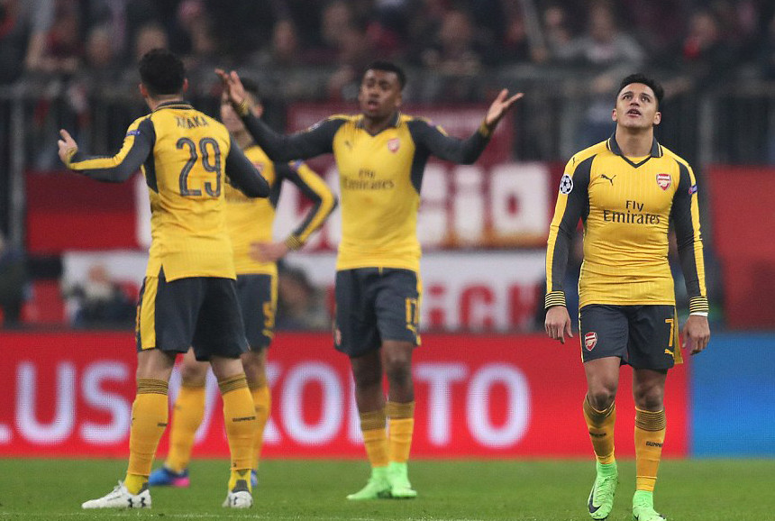 Arsenal chạm mốc 200 bàn thua tại Champions League.