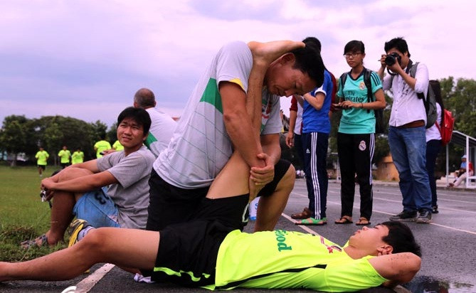 Công Phượng dính chấn thương trong buổi tập gần nhất.