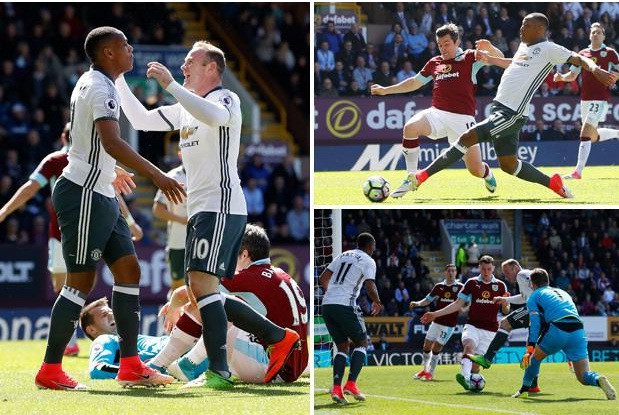 M.U thắng nhẹ Burnley 2-0.