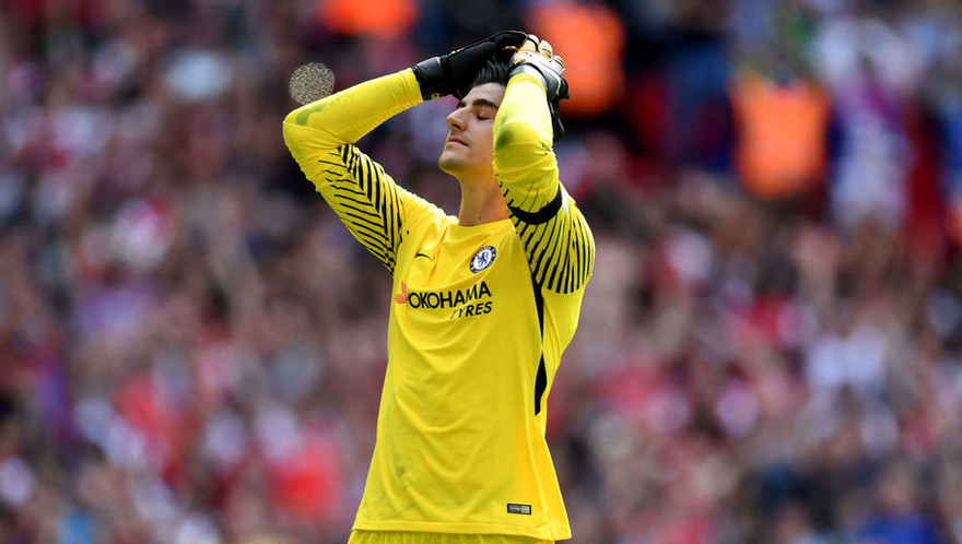 Thủ thành Courtois đã thực hiện 1 quả 11m thảm họa.