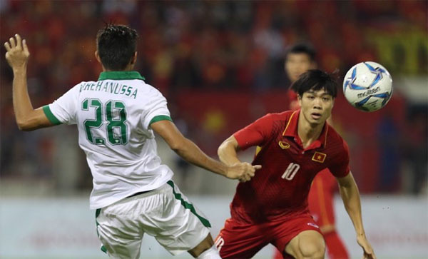 U22 Việt Nam không thể xuyên thủng mành lưới Indonesia.