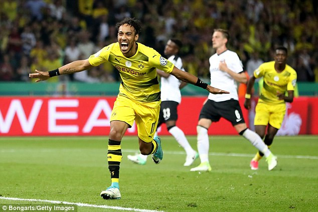 Aubameyang có thể chuyển sang Trung Quốc để nhận lương cao ngất ngưởng.