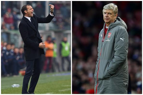 Arsenal xem Allegri là phương án thay thế cho Wenger.