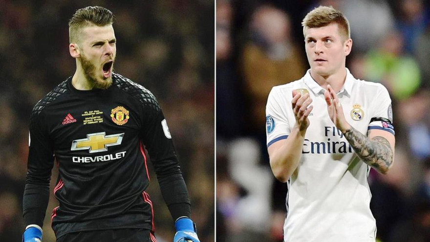 M.U chỉ đồng ý để De Gea chuyển tới Real Madrid nếu Kroos ra đi theo chiều ngược lại.