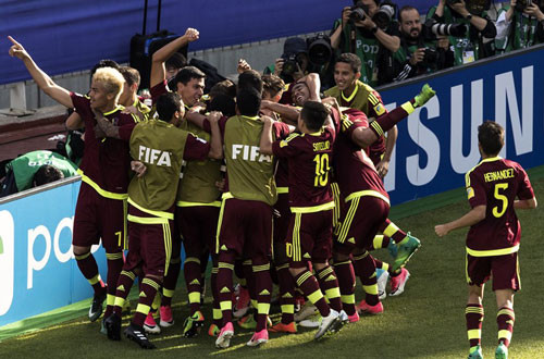 U20 Venezuela toàn thắng cả 3 trận.