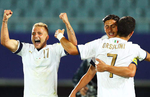 U20 Italia xuất sắc đánh bại U20 Pháp.