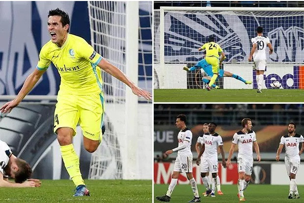 Tottenham thua sốc trước Gent.