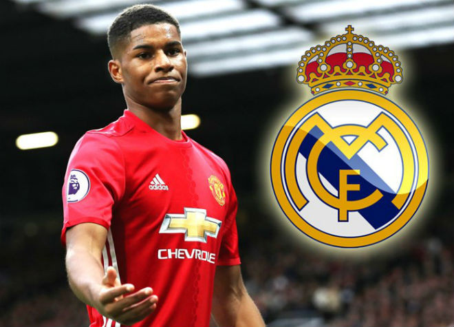 Real Madrid đưa Marcus Rashford vào danh sách mua sắm.