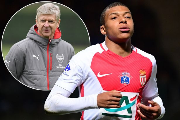 HLV Wenger đã thiếu quyết tâm trong việc lôi kéo Kylian Mbappe.