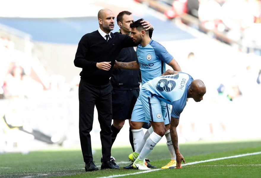 Sergio Aguero là ca chấn thương mới nhất của Man City.