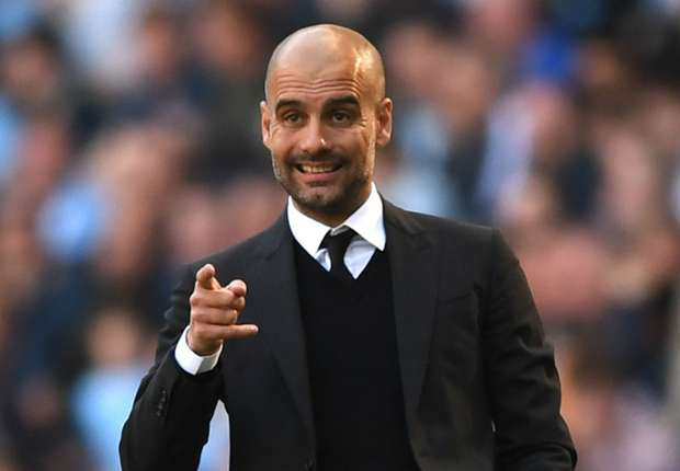 HLV Guardiola đặt mục tiêu “ăn ba” cùng Man City mùa tới.