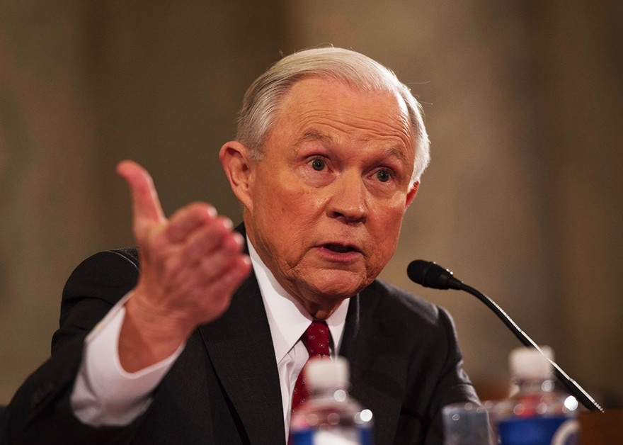 Bộ trưởng Tư pháp Mỹ Jeff Sessions. Ảnh: AP
