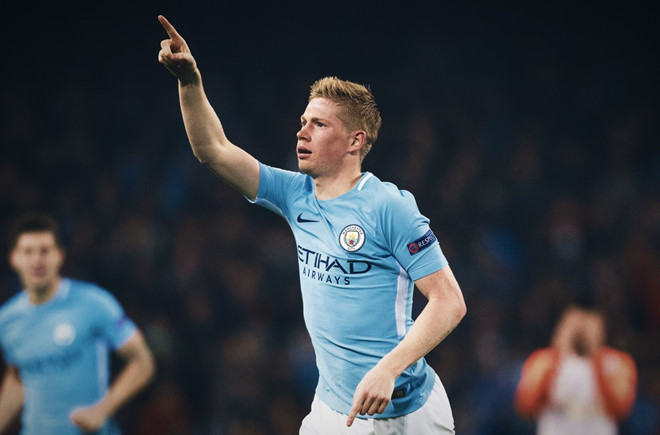 Chấn thương của Kevin de Bruyne đang hồi phục rất nhanh.