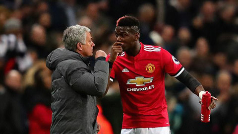 Paul Pogba và HLV Jose Mourinho được cho là có mâu thuẫn với nhau.