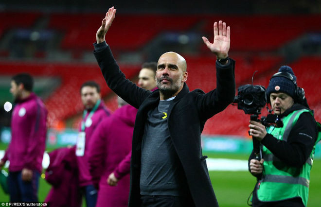 HLV Pep Guardiola của Man City.
