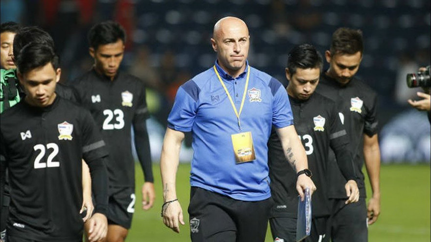 HLV Zoran Jankovic của U23 Thái Lan.