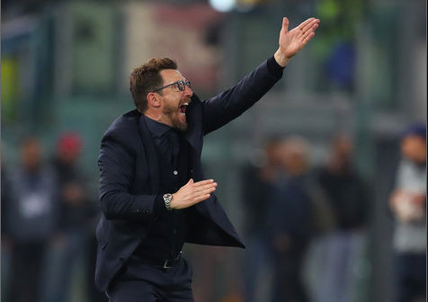 HLV Eusebio Di Francesco lạc quan về cơ hội ngược dòng của AS Roma.