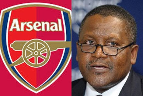 Tỷ phú Aliko Dangote muốn sở hữu Arsenal.