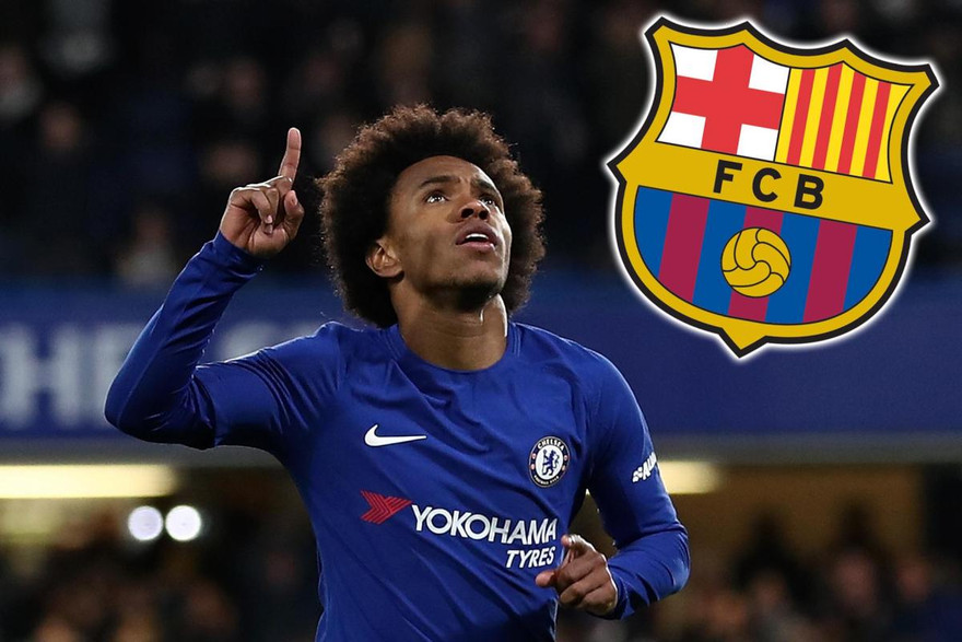 Willian trên đường gia nhập Barcelona.