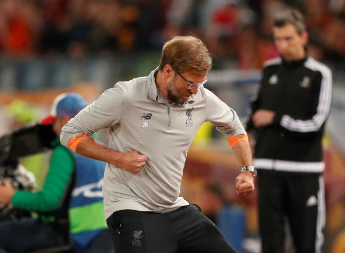 HLV Jurgen Klopp không hài lòng với màn diễn của các học trò tại Olimpico.