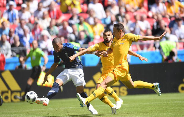 Ngôi sao trẻ Mbappe của tuyển Pháp