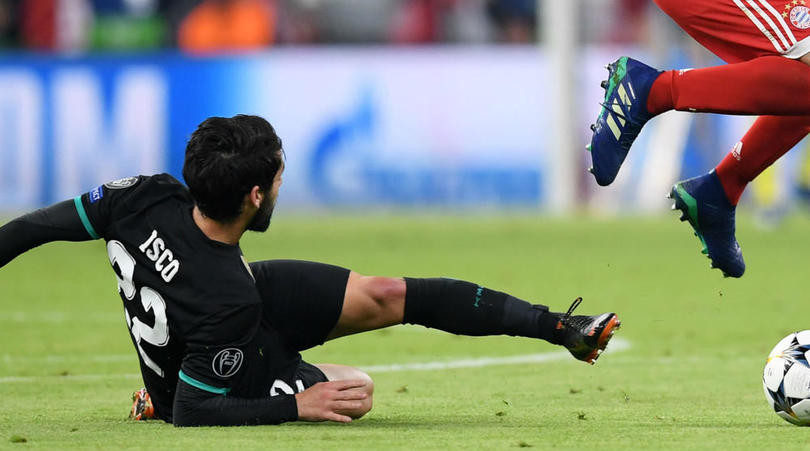 Isco dính chấn thương khá nặng.