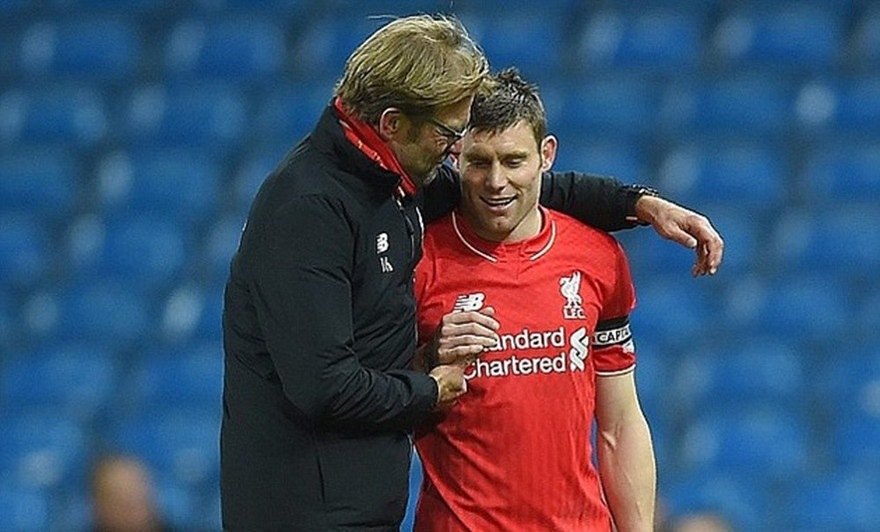 HLV Jurgen Klopp báo tin vui về tình hình chấn thương của Milner.